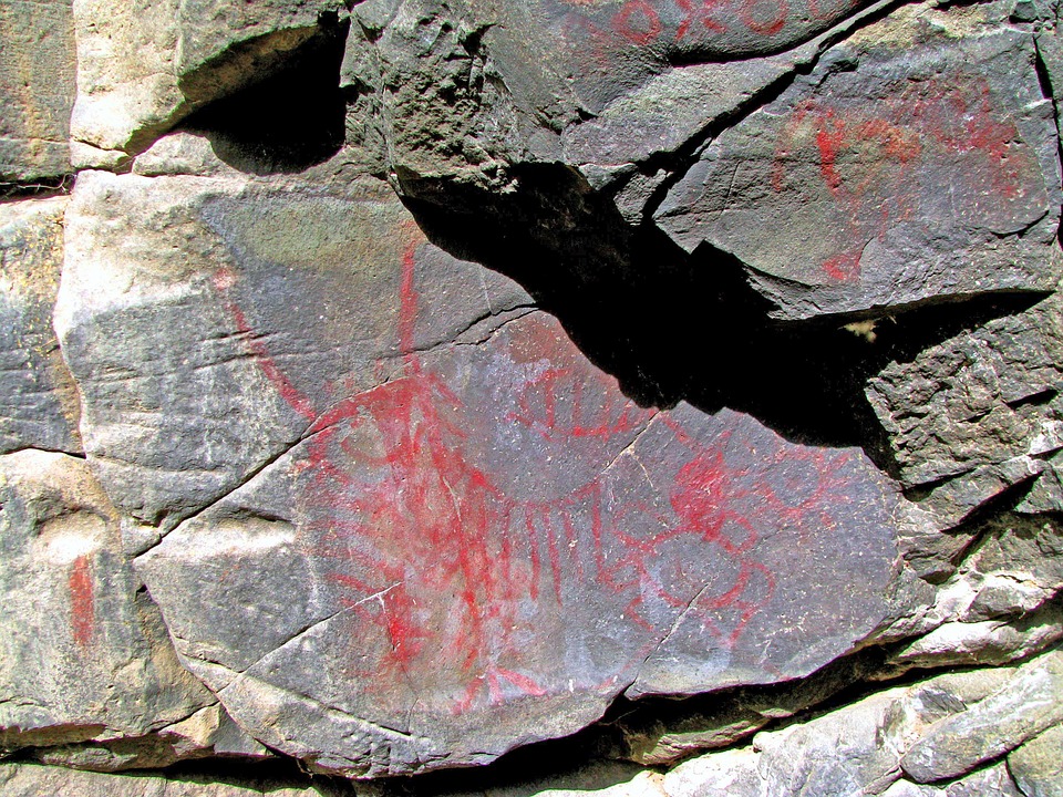 desenho pedra arte rupestre 