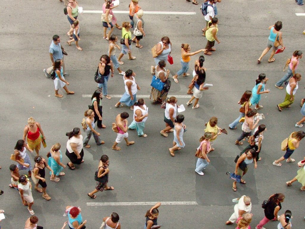 pessoas na rua ação social 