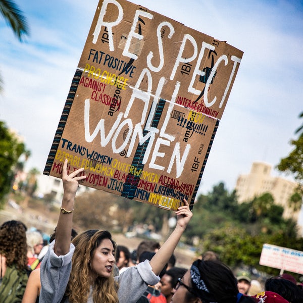 mulher manifestação feminismo