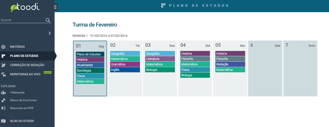 Entenda como funciona o Plano de Estudos do Stoodi