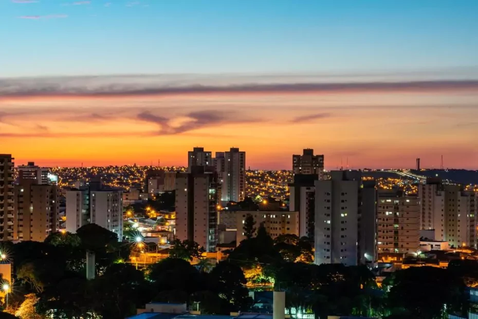 Pôr do sol em Bauru - SP